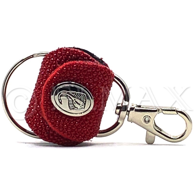 Přívěsek/klíčenka z rejnočí kůže ASTR-81004-F/RED CT-460