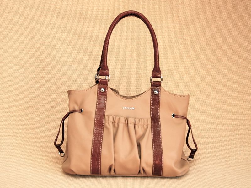 Kabelka z hovězí kůže JAC 83466/BEIGE