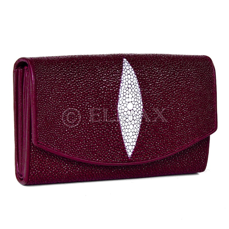 Peněženka z rejnočí kůže dámská ROT W057/RED