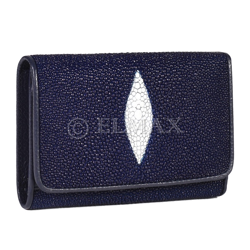 Peněženka z rejnočí kůže dámská WSTR-00300-F/BLUE