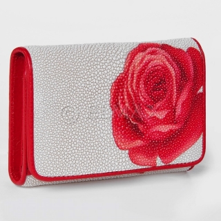 Peněženka z rejnočí kůže WSTR-00300-F/1920 RED1